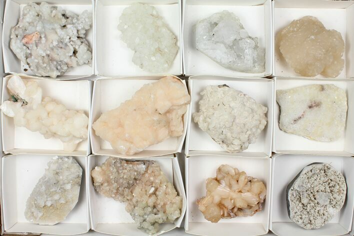 Mixed Indian Mineral & Crystal Flat - Pieces #95610